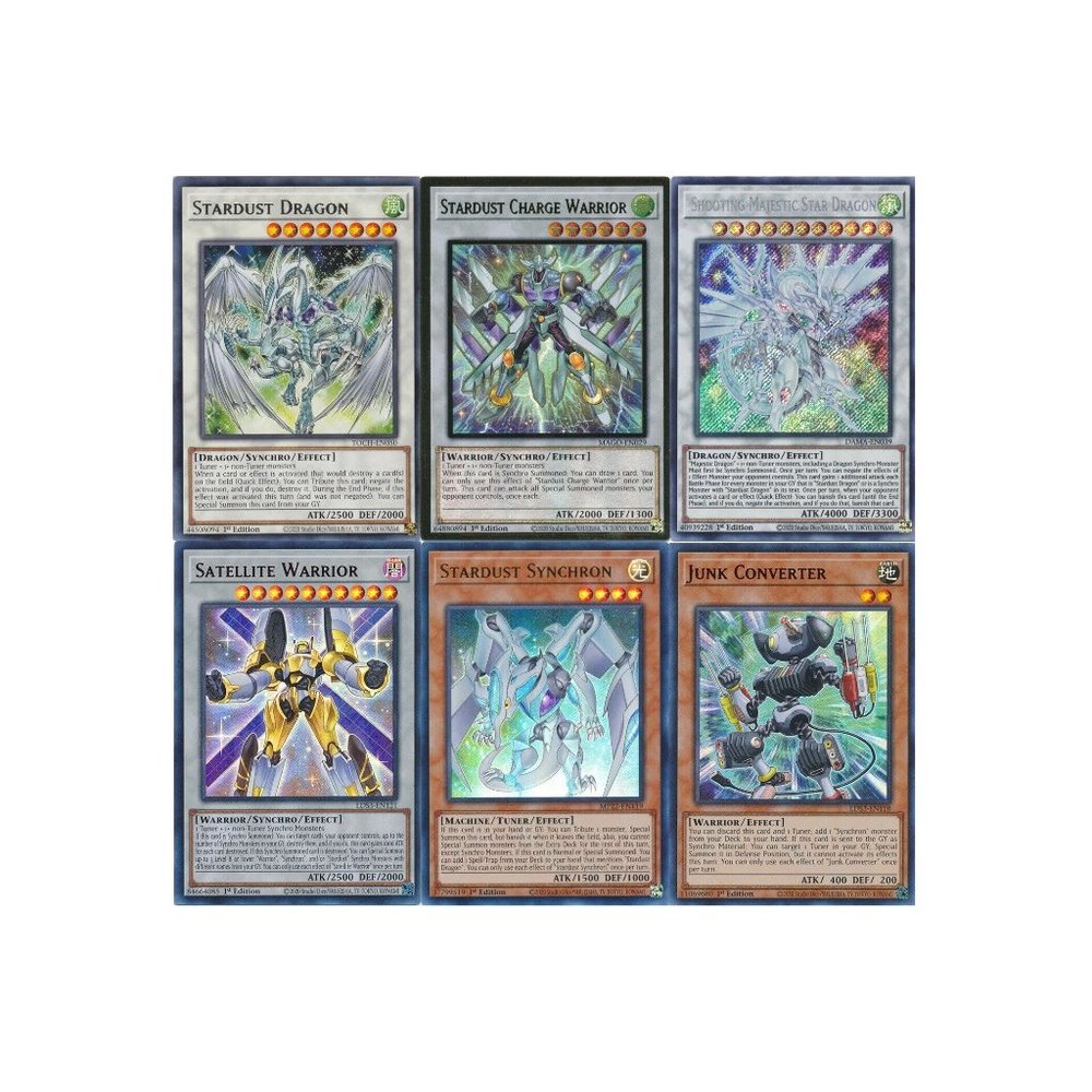 Yugioh Yusei Fudo 2023 Deck Shooting Majestic Star Dragon Accel Synchro Stardust